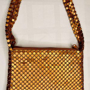 Jeanne Lottie Vintage Jeanne Lottie Gold Metallic Evening Bag / Purse